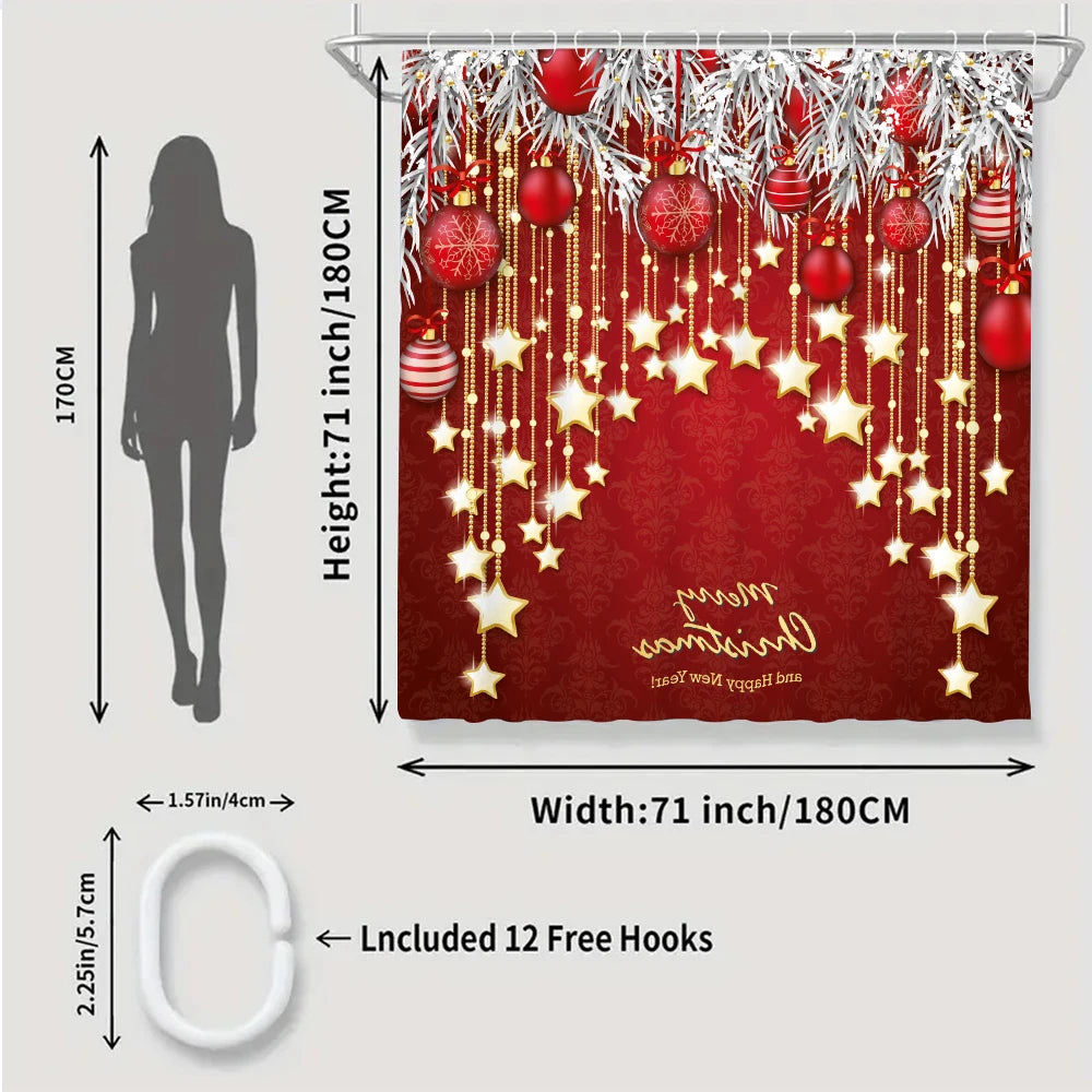 Craft of Weaving Christmas Bathroom Four Piece Set Polyester Kit