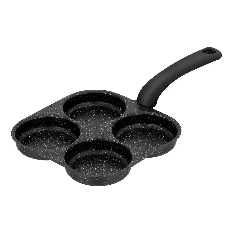 Nonstick Four Compartment Omelette Pan For Pancakes Induction And Gas