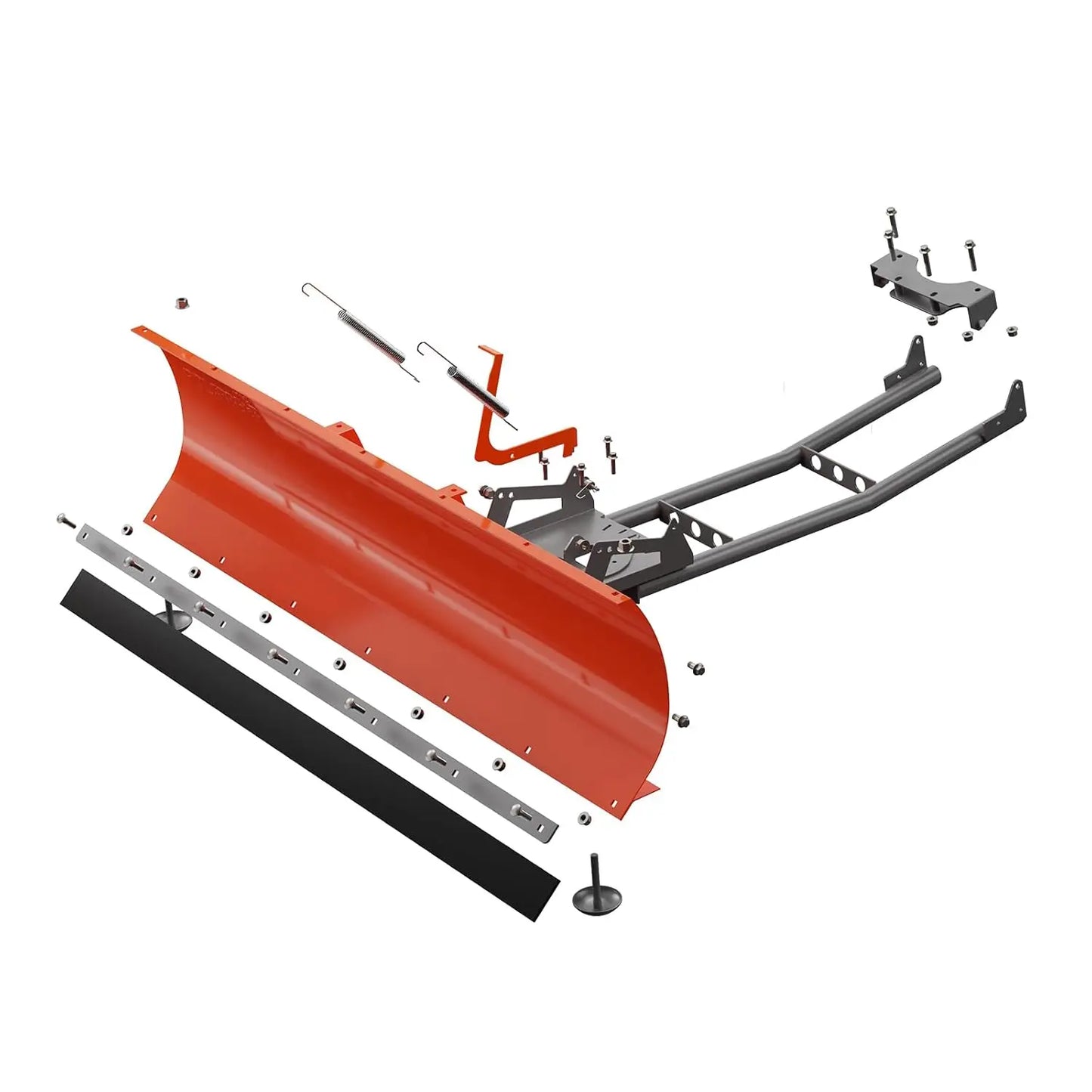 Heavy Duty Snow Plow Blade For ATVs UTVs And Tractors Adjustable 0 15 30 Degrees