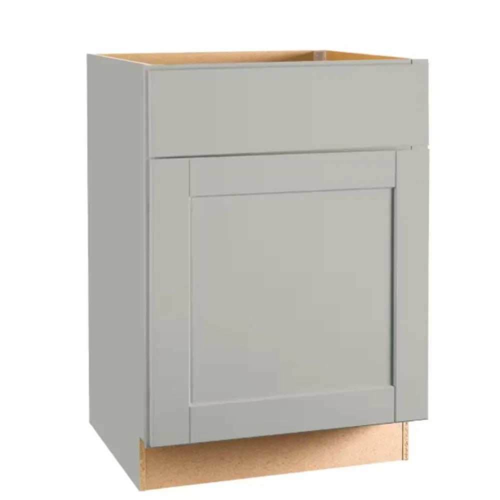 Base Kitchen Cabinet With Ball-Bearing Drawer Glides Solid Wood