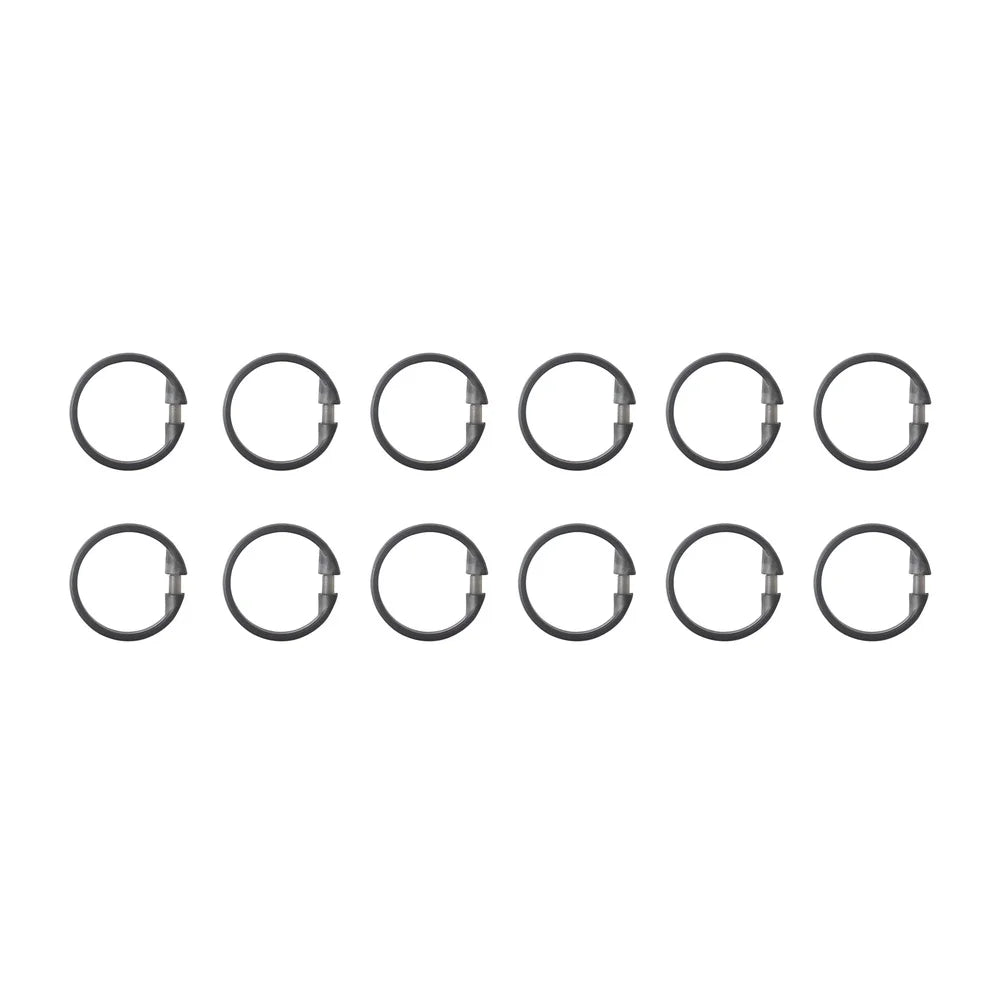 15-Piece Ombre Stripe Polyester Shower Curtain Set with Hooks and Non-Skid Bath Rugs Bathroom Décor Upgrade