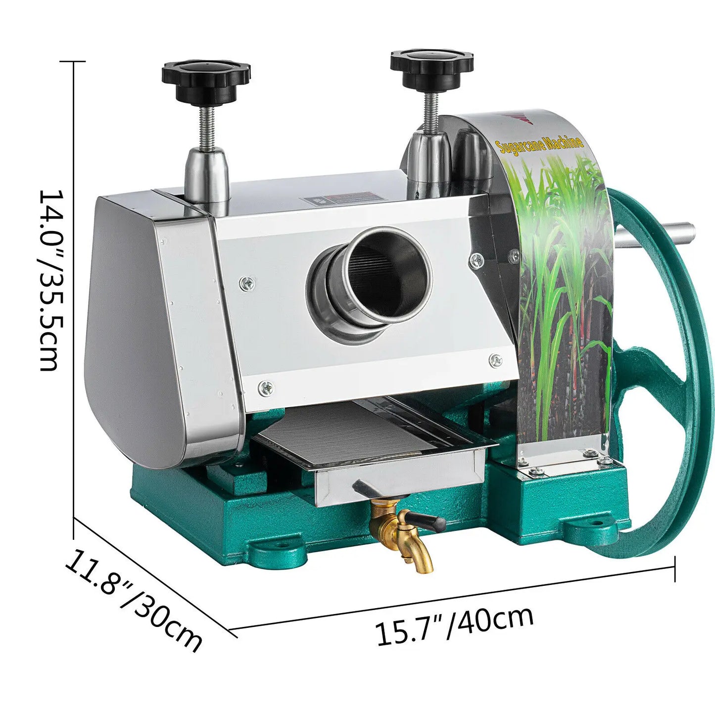 Manual Sugar Cane Juicer Machine Stainless Steel Press