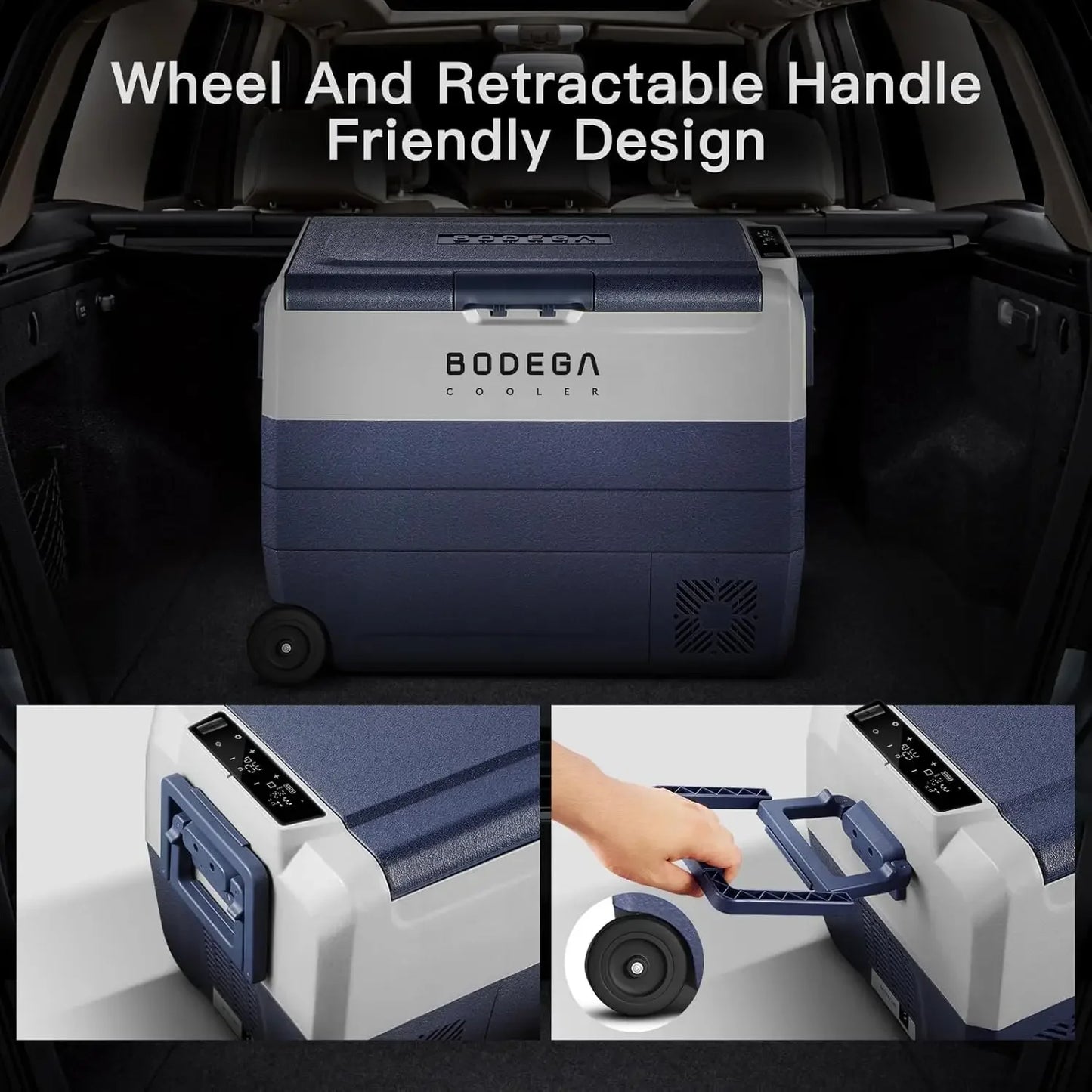 Hign Concerned 12V Car Refrigerator 64 Quart Portable Fridge