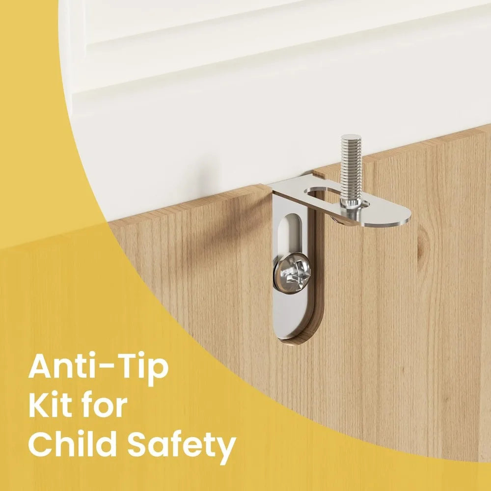 RBXC Buffet Cabinet Coffee Bar With 2 Drawers Storage