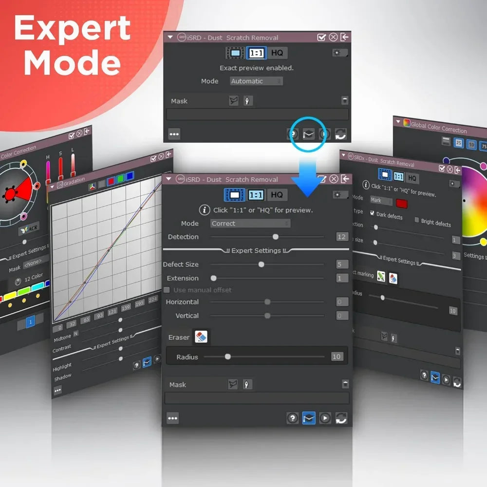Plustek OpticFilm 8300i Ai Scanner SilverFast Ai Studio 9