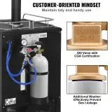 SucceBuy CO2 Tank Aluminum Cylinder with CGA320 Valve