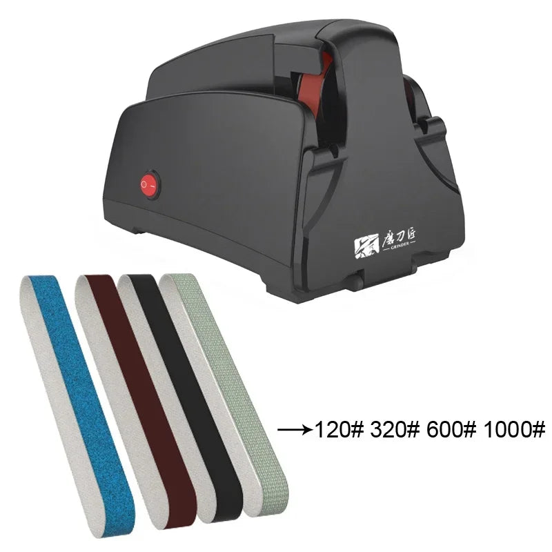 TAIDEA Electric Knife Sharpener With 120/320/600/1000 Grit Belts