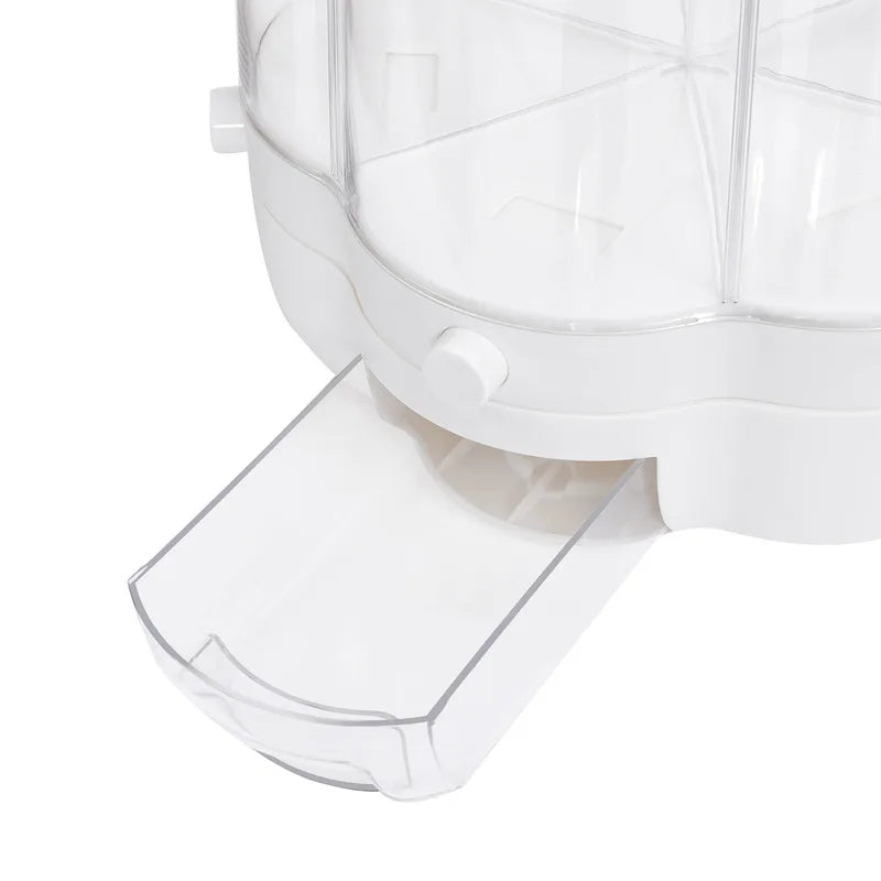 Hign-Concerned Rotating Rice Storage Containers With Lid