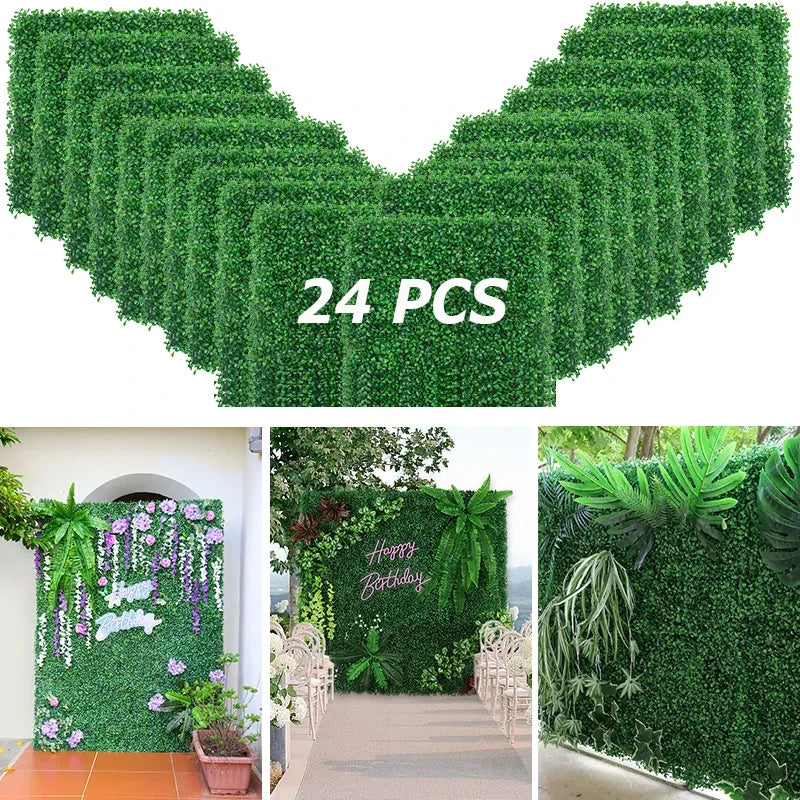 Shanghai Boxwood Grass Wall Panel For Indoor Garden