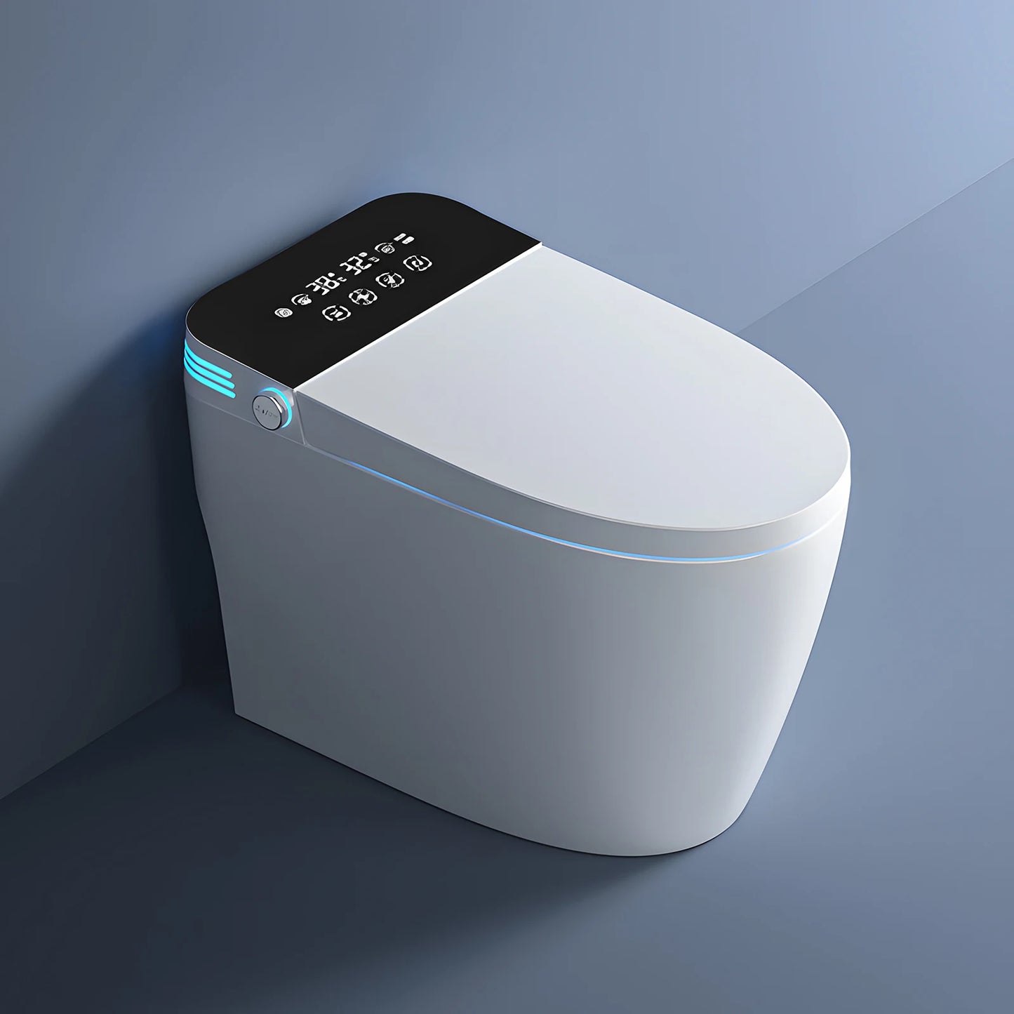 Buffer Smart Toilet With Bidet Heated Seat And Warm Water Sprayer