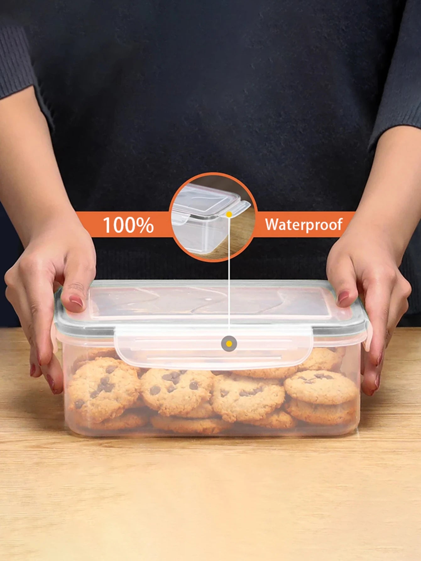 24 Pcs Food Storage Containers Set for Fruits Vegetables Restaurant Kitchen Includes Storage Labels And Pens