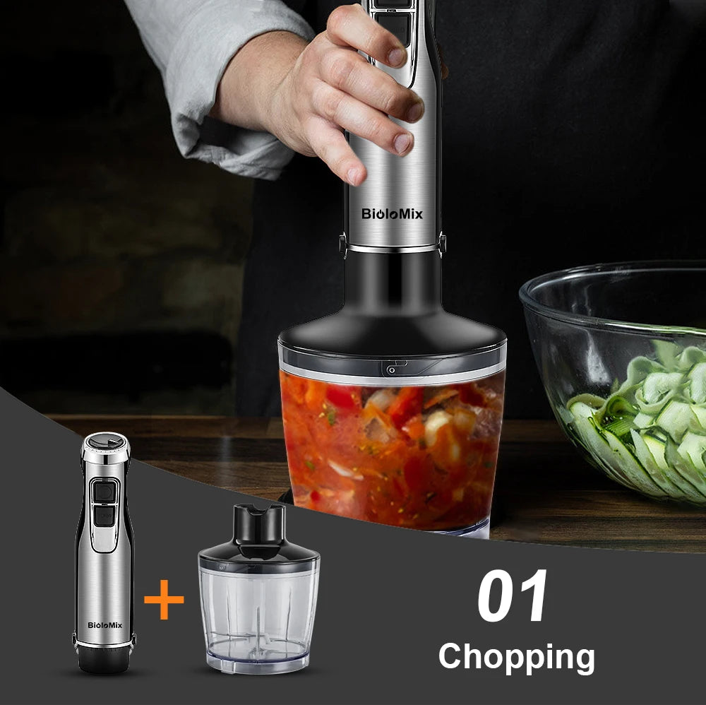 Biolomix Four In One High Power Immersion Stick Blender