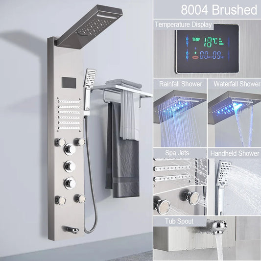 Big Boss Home And Garden LED Light Shower Panel System