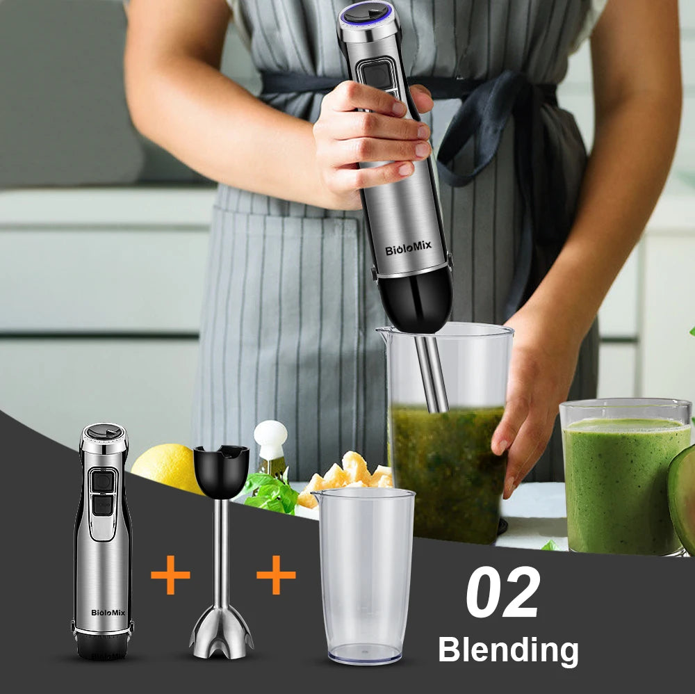 Biolomix Four In One High Power Immersion Stick Blender