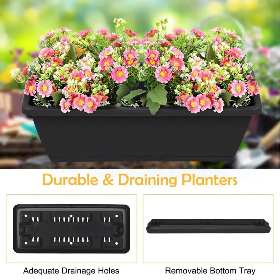 Raised Garden Bed 4 Tier Vertical Garden Planters Indoor Outdoor Raised Planter Box with Legs Elevated Herb Garden Planter for F