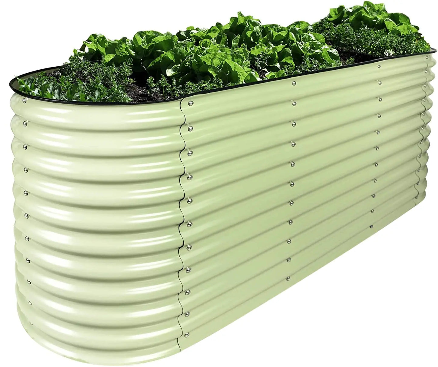 Galvanized Metal Raised Garden Bed 12-In-1 Modular Kit