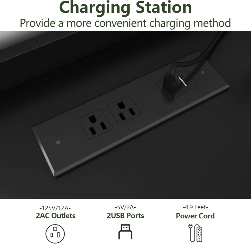 RBXC 12 Drawer Dresser With Power Outlet And LED Light