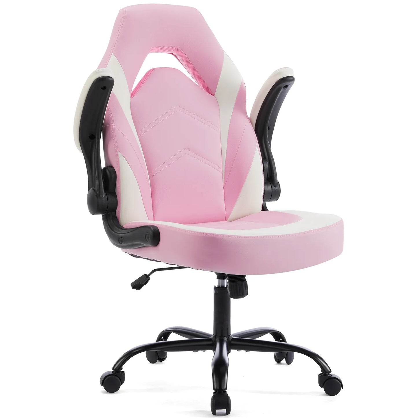 JHK Ergonomic Gaming Office Chair With Adjustable PU Leather Armrests