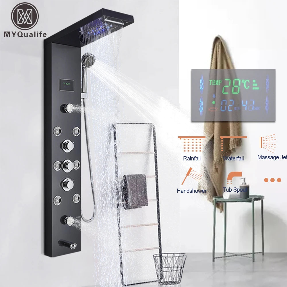 Big Boss Home And Garden LED Light Shower Panel System