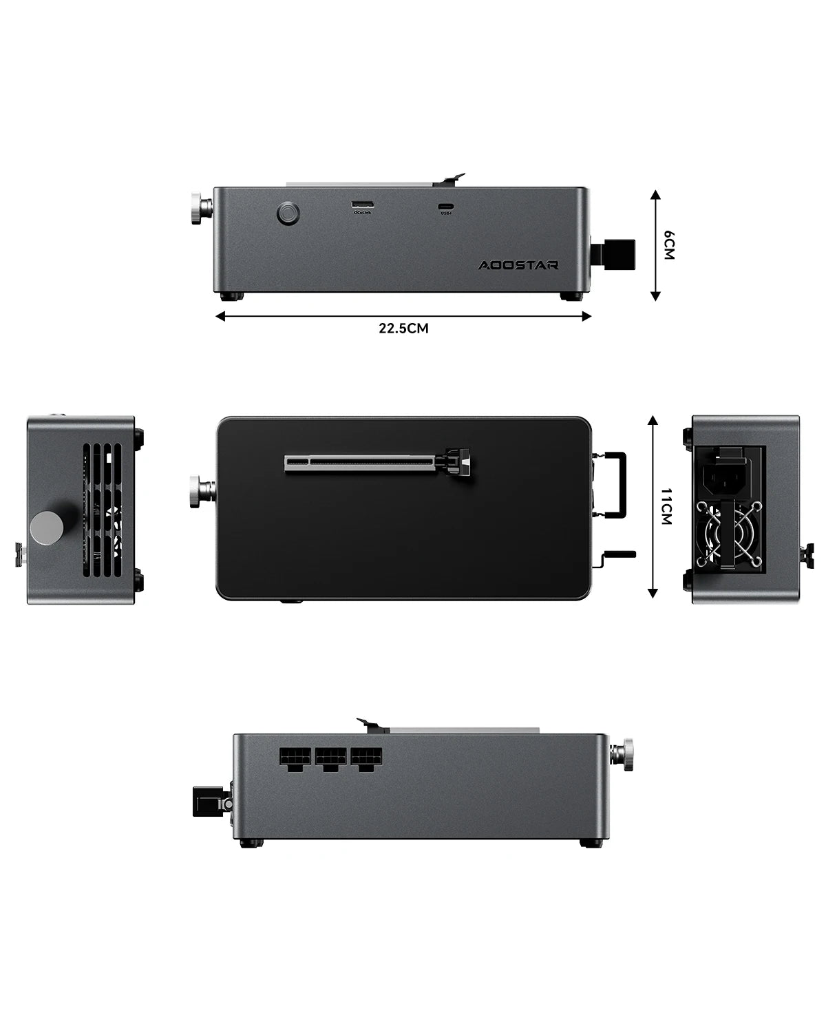 GTBOX AOOSTAR AG02 EGPU Dock With OCuLink USB4 Port
