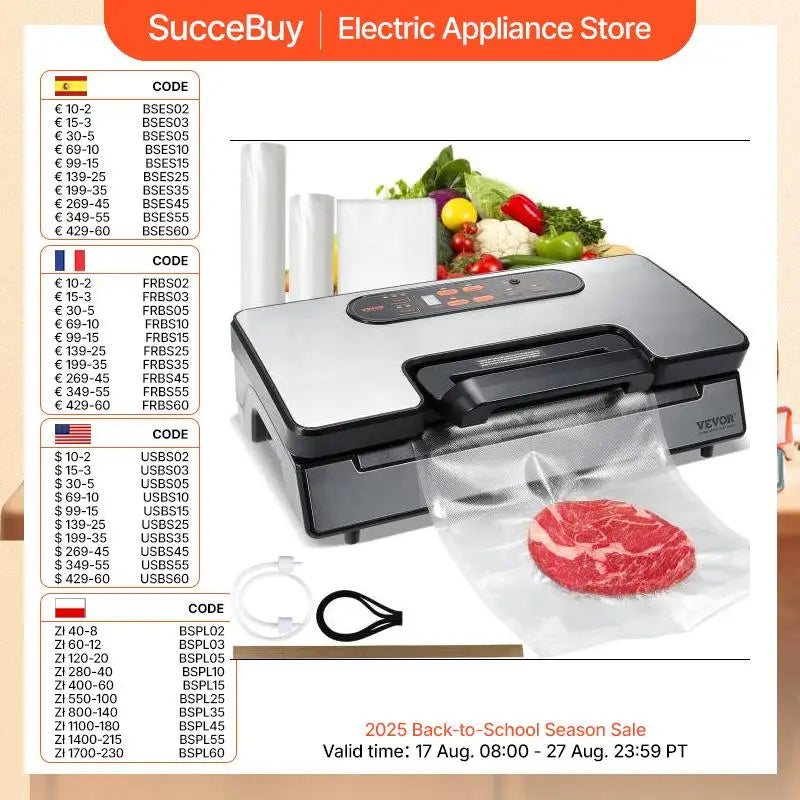 Big Boss Home and Garden Vacuum Sealer 130W With Bags