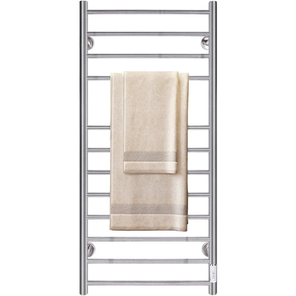 RBXC Towel Warmer Wall Mounted Heated Rack With Timer