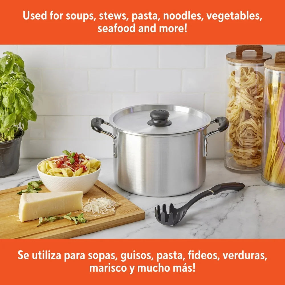 XMSJ Aluminum Stock Pot With Cool Touch Handles For Stews