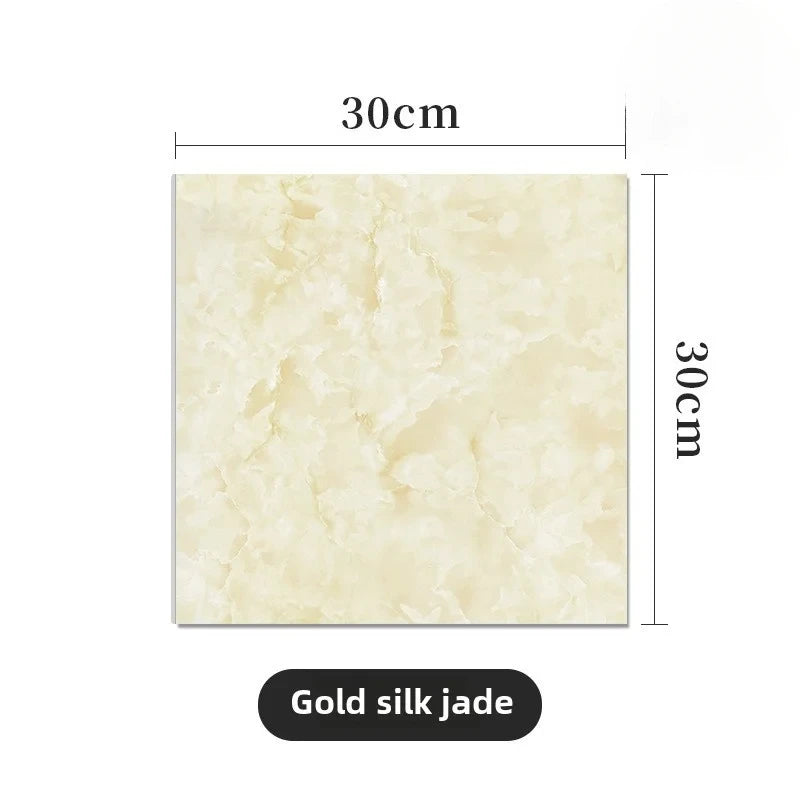Censor Simulated Thick Marble Tile Floor Sticker PVC Waterproof