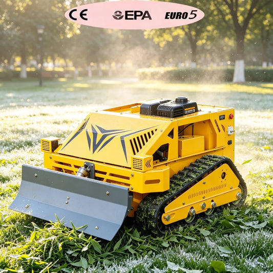 Aiweiya Zero Turn Remote Control Mini Tractor Flail Lawn Mower