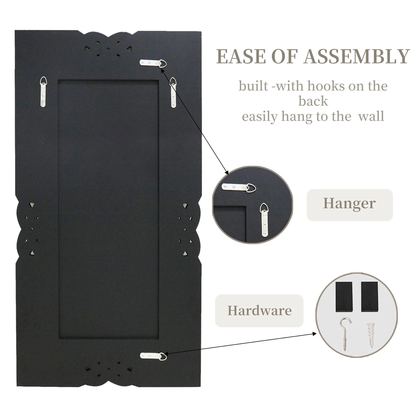 Hign-concerned Crystal Diamond Mirror Wall Art Decor