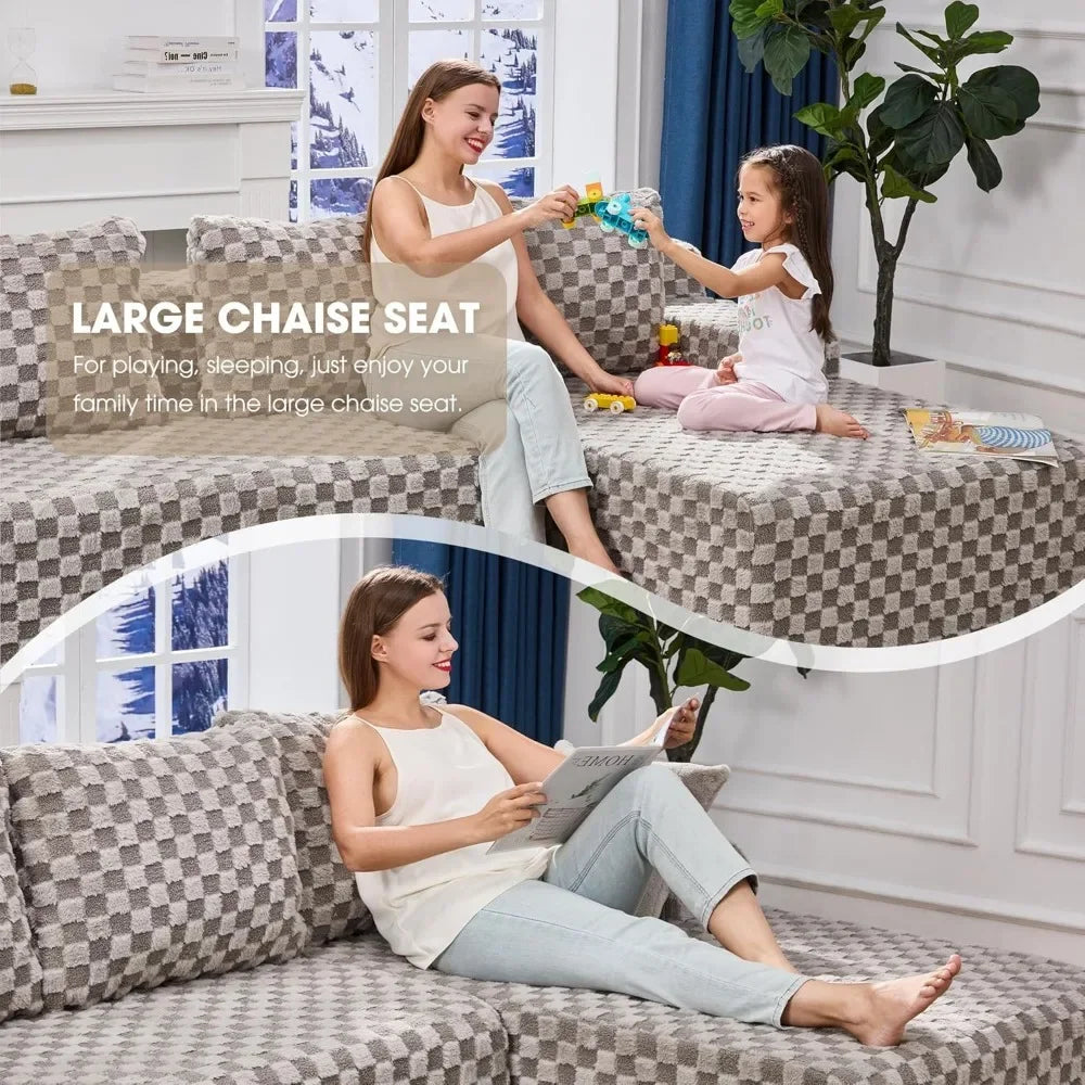 Combination Modular L Shaped Sectional Sofa Memory Foam