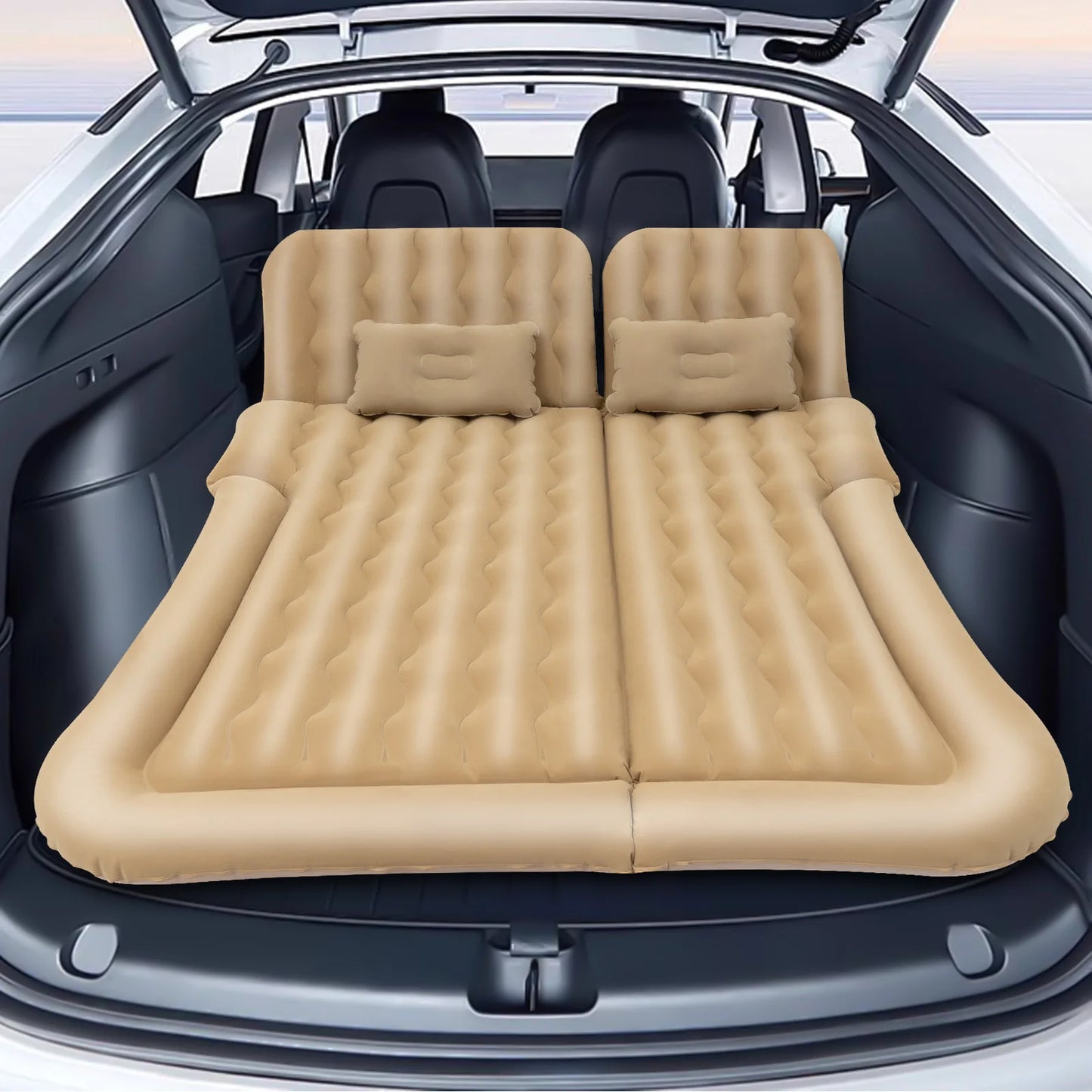 Universal Foldable Portable Inflatable Car Back Seat Bed