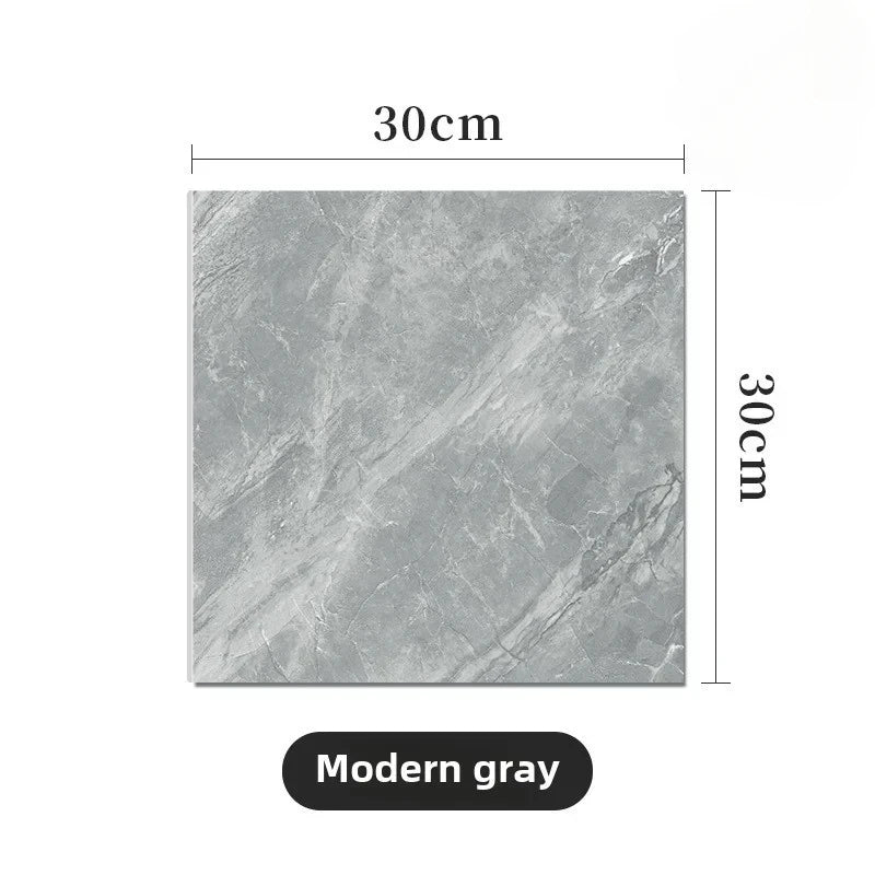 Censor Simulated Thick Marble Tile Floor Sticker PVC Waterproof