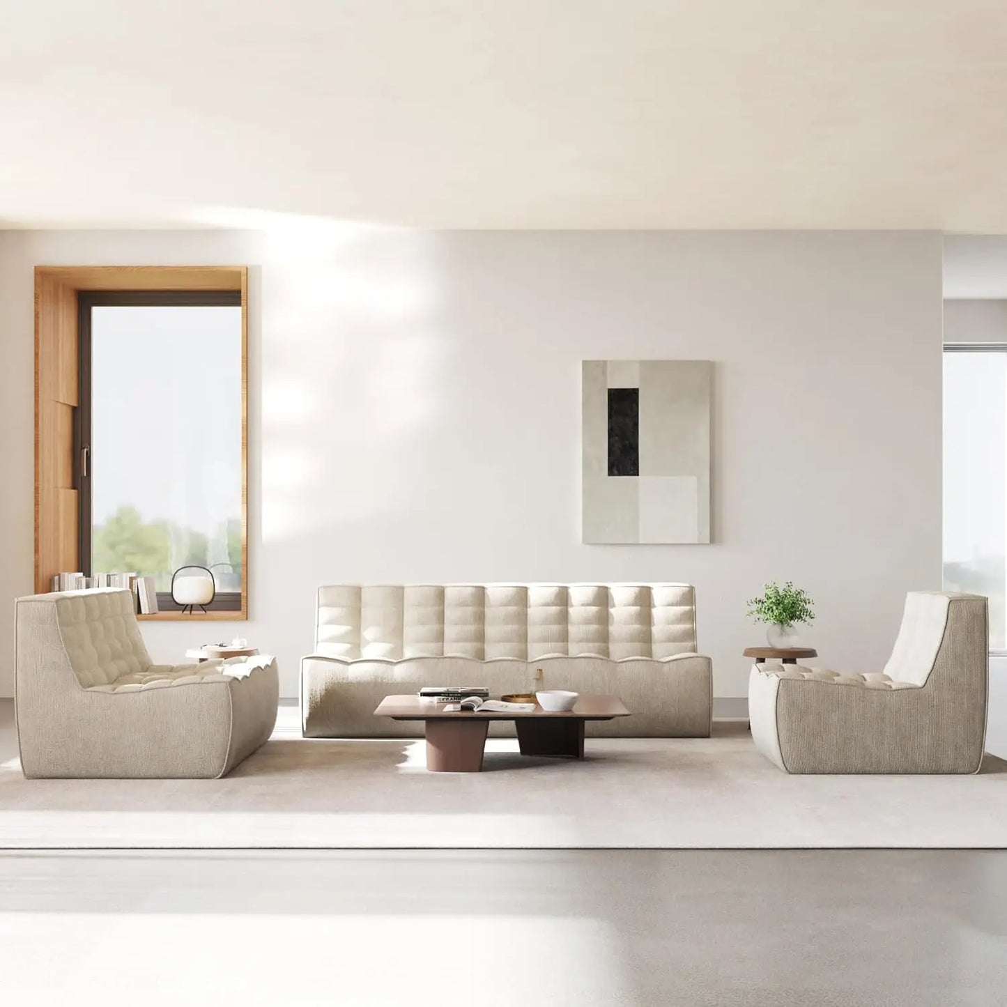 Lazy Floor Sofa Couch, 27.56" Fireside Chair, Bean Bag Chair,Corner Relax LoveSofa Couch Small Couch, Compression Sofa for Livin