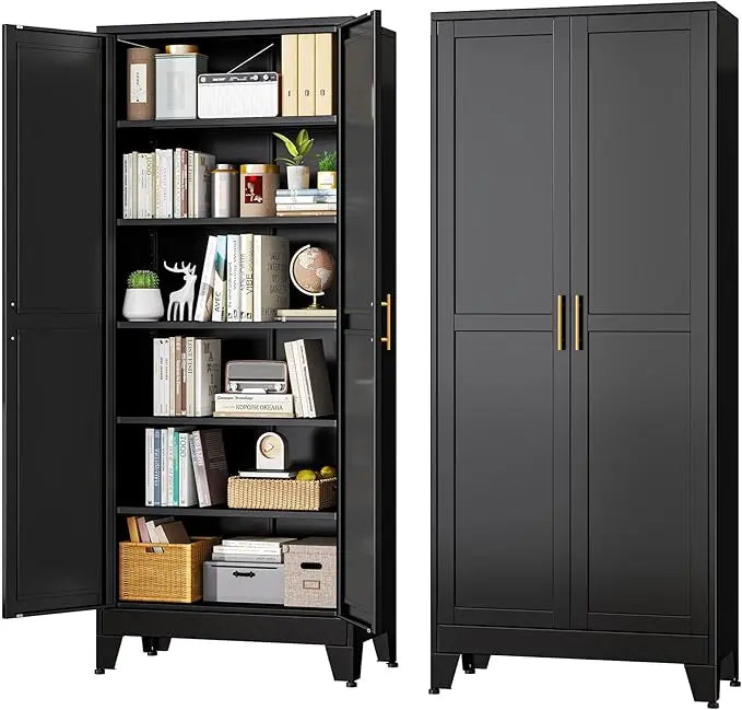 YQXH Metal Storage Cabinet For Home Office And Kitchen