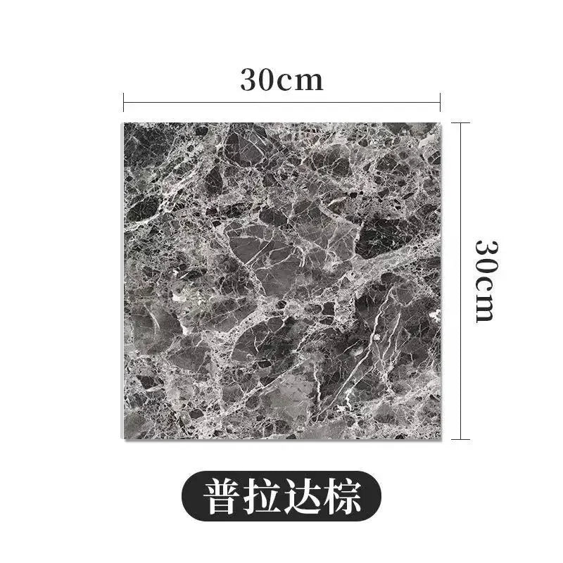 Censor Simulated Thick Marble Tile Floor Sticker PVC Waterproof