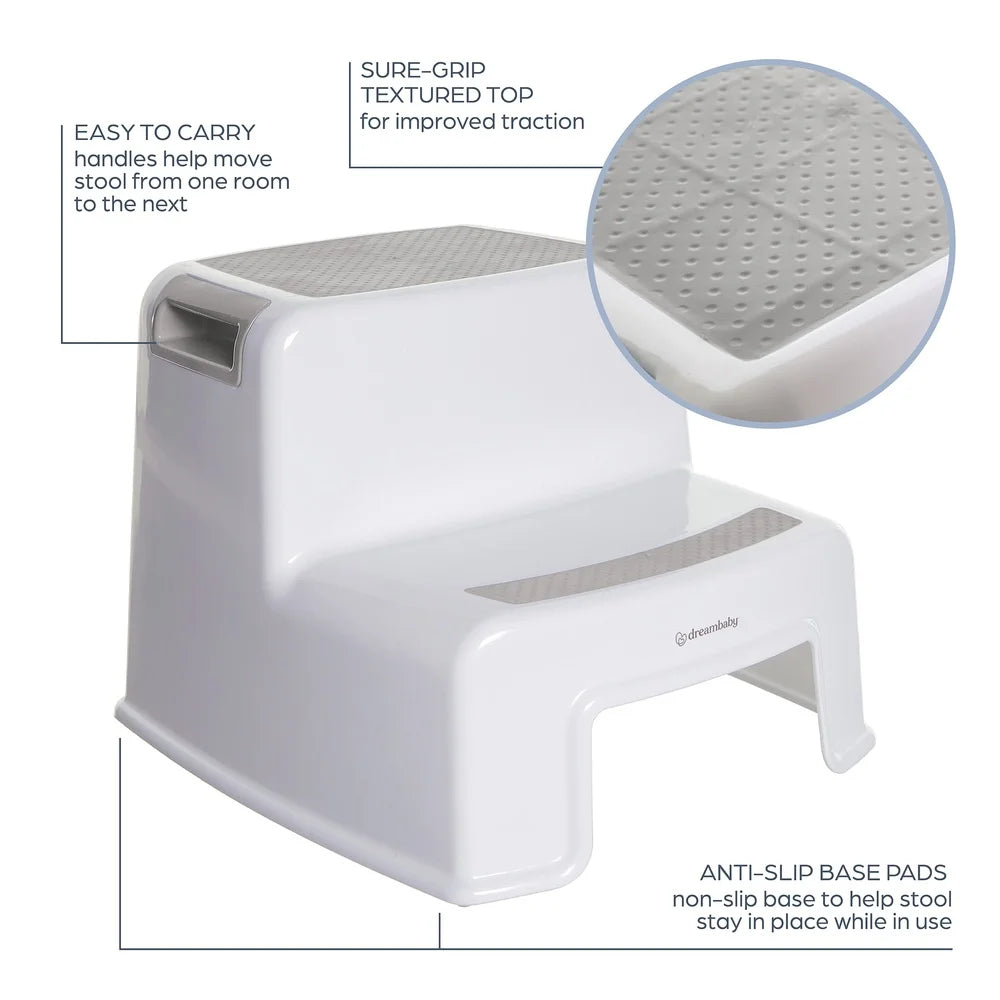 XMSJH Lightweight Non Slip Step Stool For Kids Bathroom