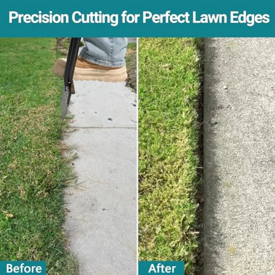Manual Lawn Edger Tool With Spring Steel Blade Manganese Border