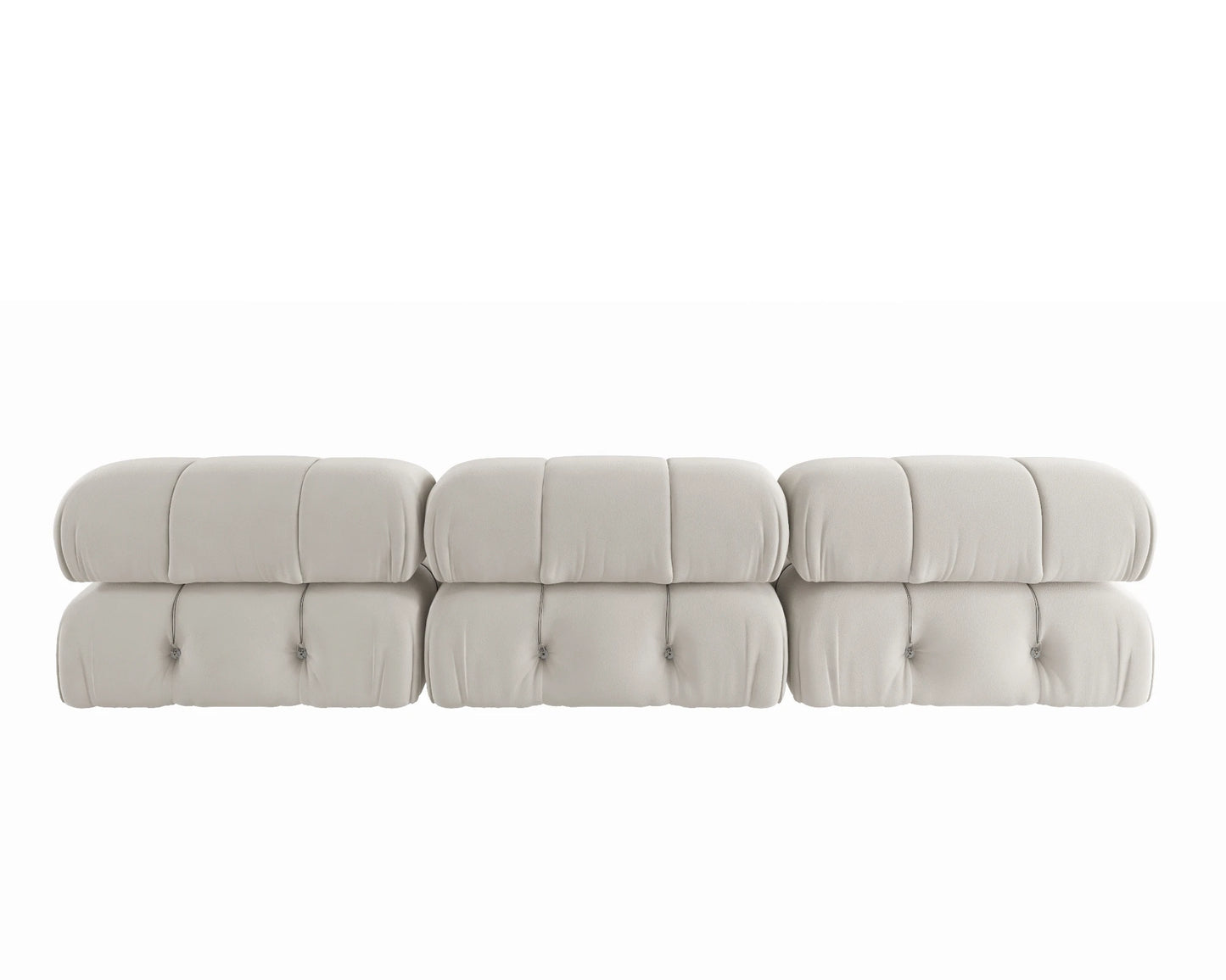Sdorens Velvet Minimalist Modular Sectional Sofa Convertible for Living Room