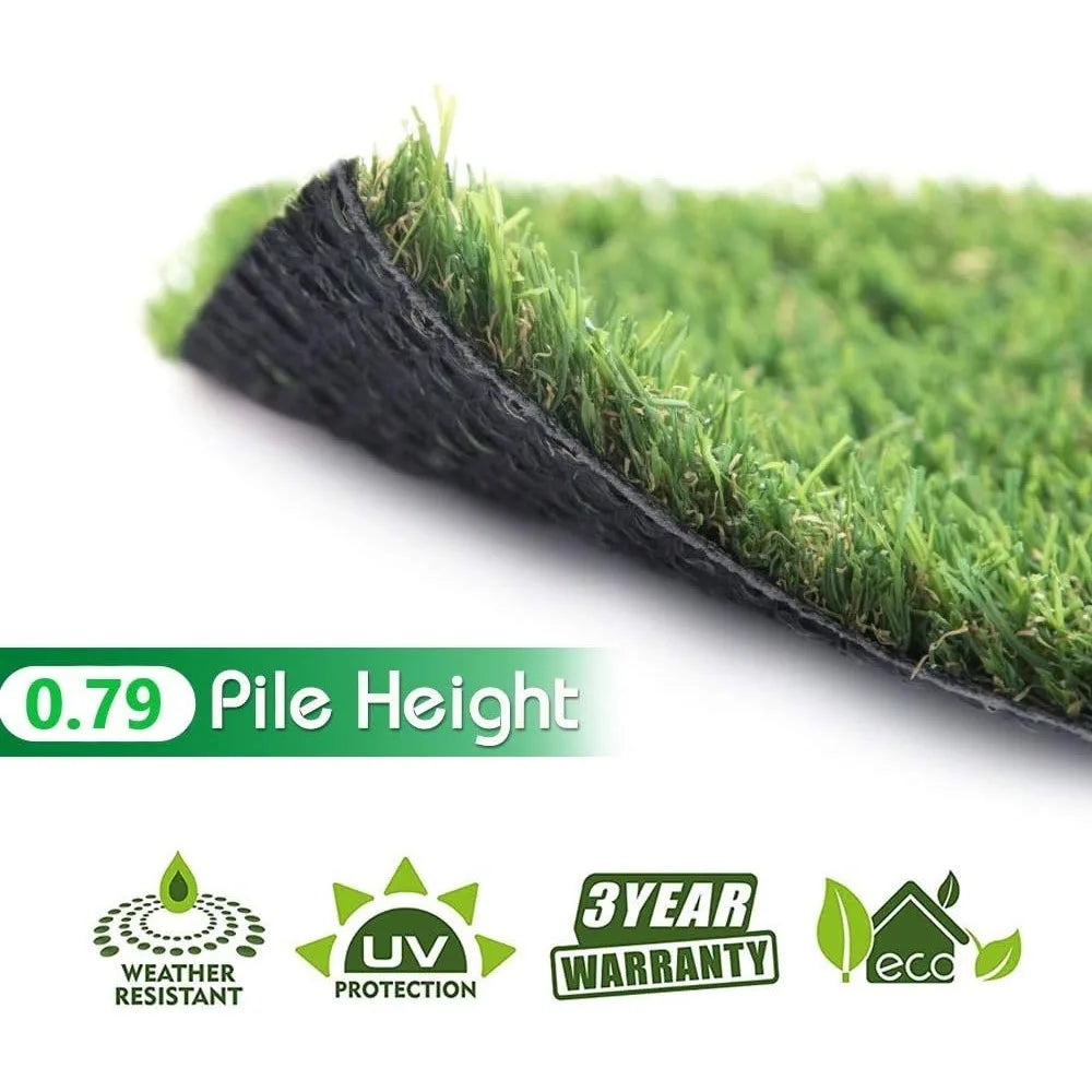 XMSJ Artificial Grass Deluxe Turf for Indoor Outdoor Pets
