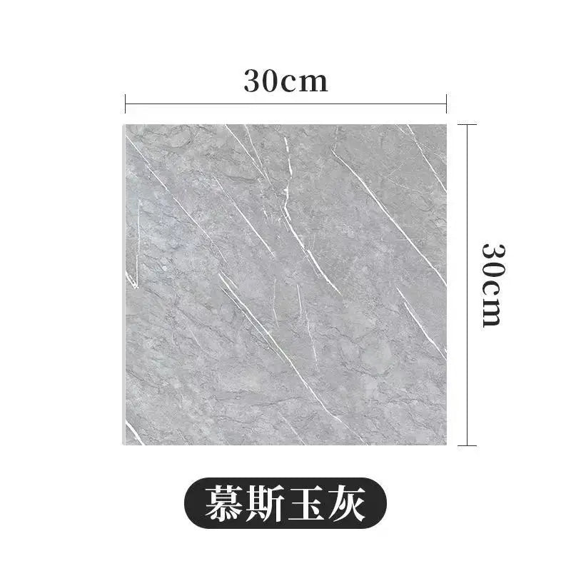 Censor Simulated Thick Marble Tile Floor Sticker PVC Waterproof