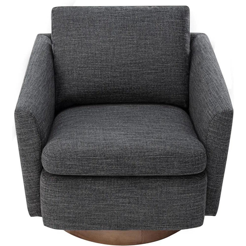 MKDK Swivel Accent Chairs Modern Performance Fabric