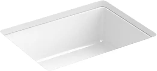 KOHLER Verticyl 17 Undermount Bathroom Vanity Sink With Overflow Drain, Undermount Bathroom Sink, White