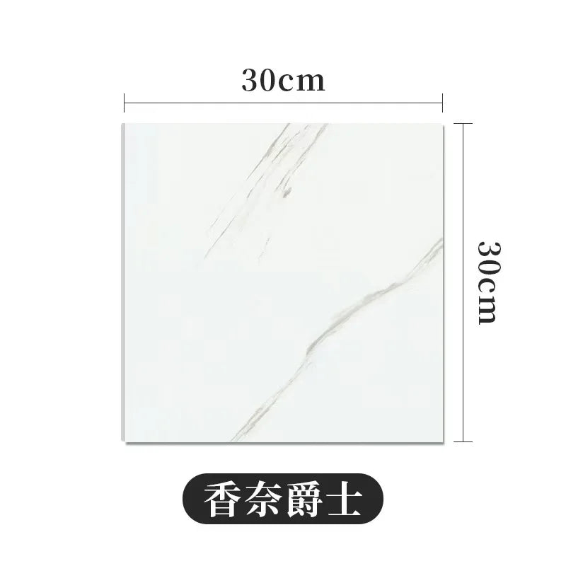 Censor Simulated Thick Marble Tile Floor Sticker PVC Waterproof
