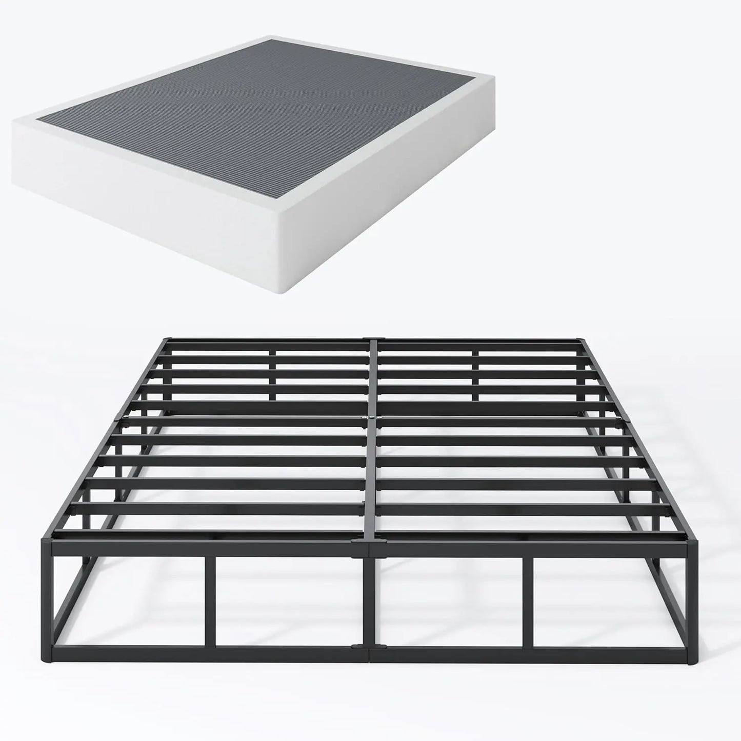 Aplus Box Spring Mattress Foundation With Metal Frame