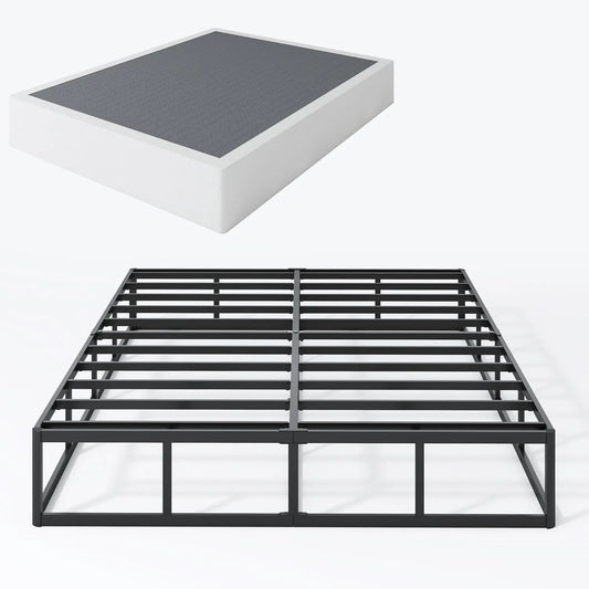 Aplus Box Spring Mattress Foundation With Metal Frame