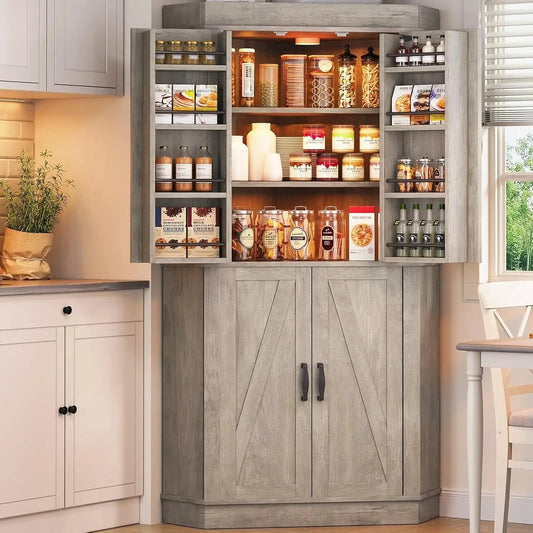 Kitchen Pantry Storage Cabinet With Doors Kitchen Hutch