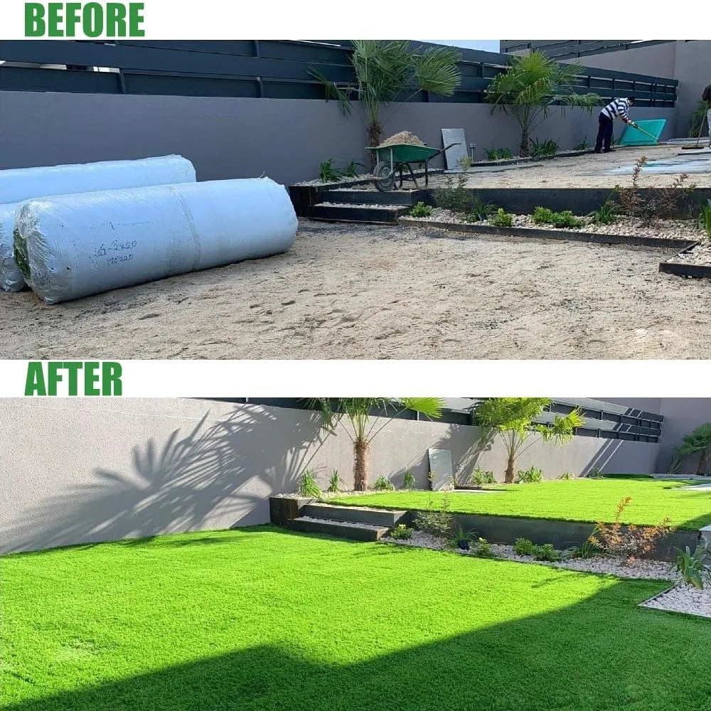 XMSJ Artificial Grass Deluxe Turf for Indoor Outdoor Pets