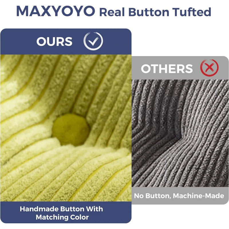 Folding Sofa Bed Convertible Sleeper Chair – W/Pillow & Foldable Mattress, Portable, for Living Room/Bedroom