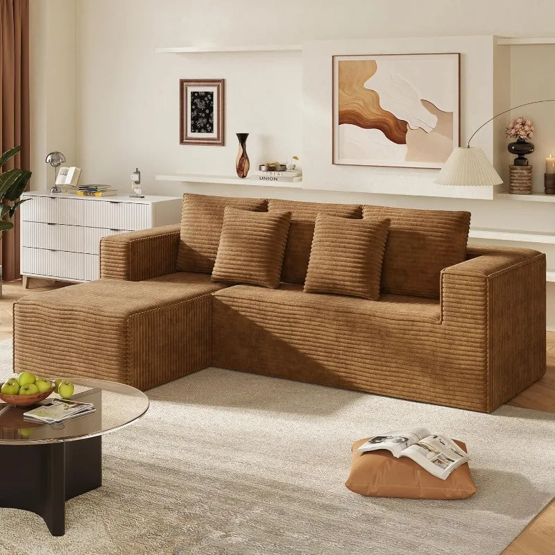 U Shape Sectional Sofa With Storage Chaise And Sleeper